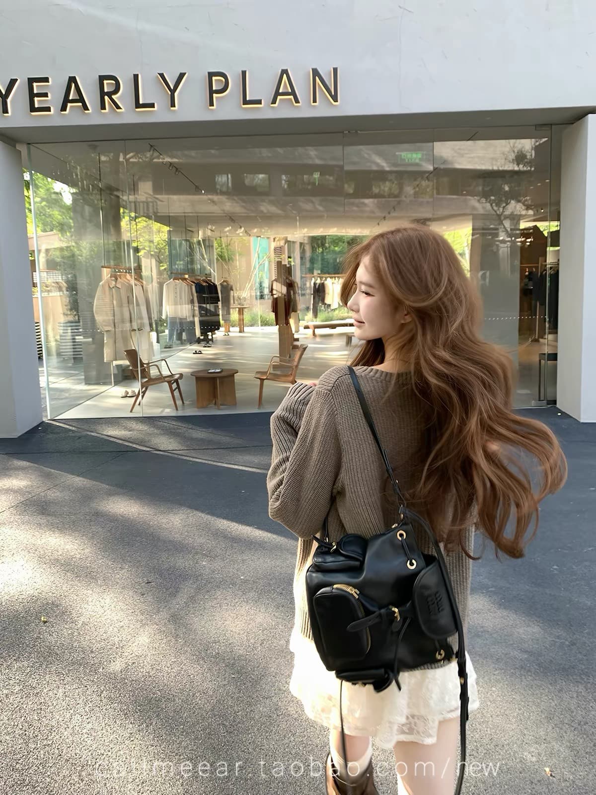 callmeear 榛 과일 소나무 숲 다용도 니트 오픈 가디건 여성 이른 가을 새로운 루즈핏 스웨터 코트 상세 이미지 4