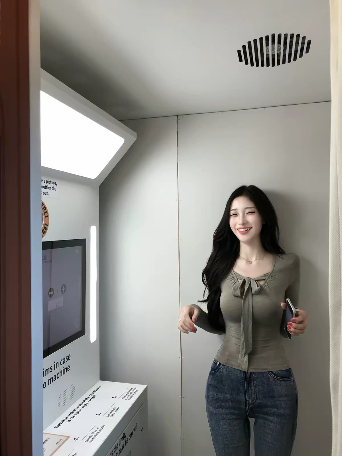 farte shop 내장 모듈러스의 날 접시 나비 매듭 낮은 네크라인 홀로우 아웃 티셔츠 여성 봄 가을 긴팔 허리 수축 맨위 이미지 4