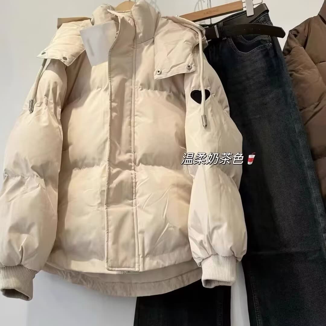학생 출퇴근 면 의류 후드 겨울 목화 진딧물 새로운 루즈핏 두꺼운 한국 스타일 학생 면 옷 재킷 캐주얼 트렌드