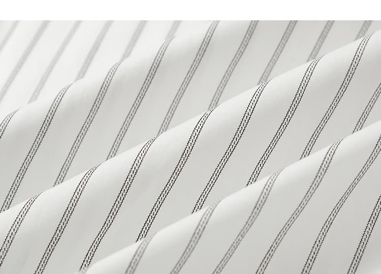 실사 2026 가을 새로운 스트라이프 셔츠 여성 드레스 품격 캐주얼 세련된 디자인 셔츠 타이트 스커트 치마 상세 이미지 51