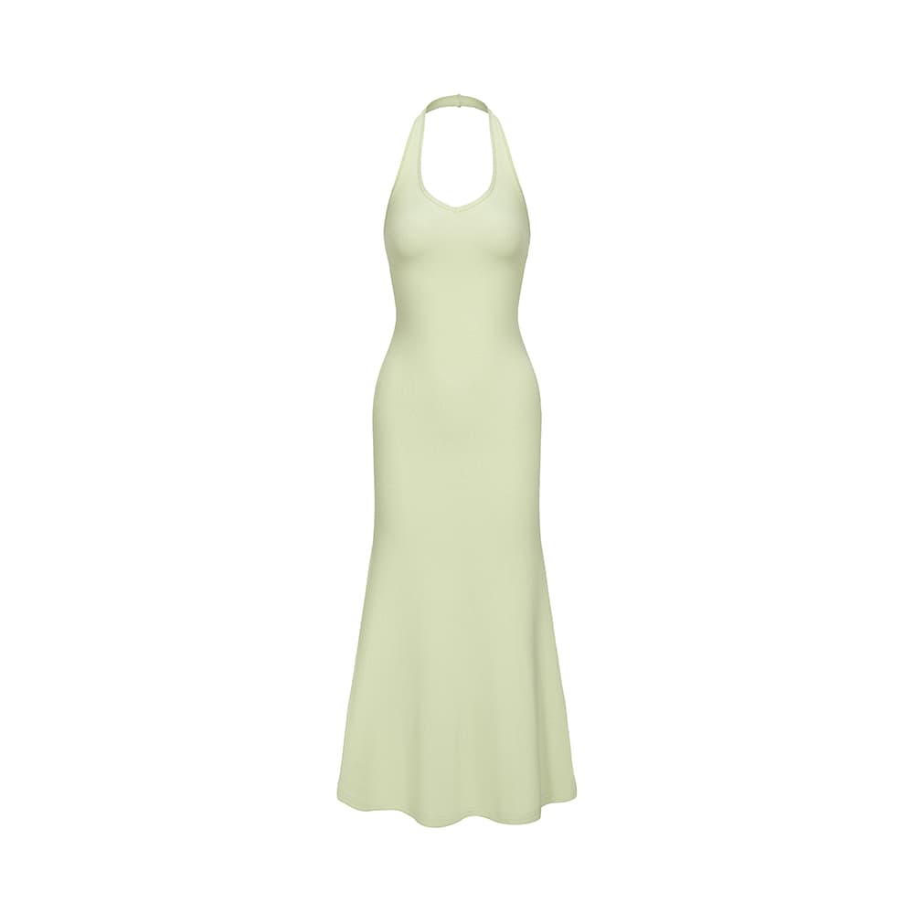 실사 2026 여름 드레스 새로운 신선함 여름 행침 목 백리스 타이트 여성 드레스 품격 섹시함 길다 치마 이미지 6