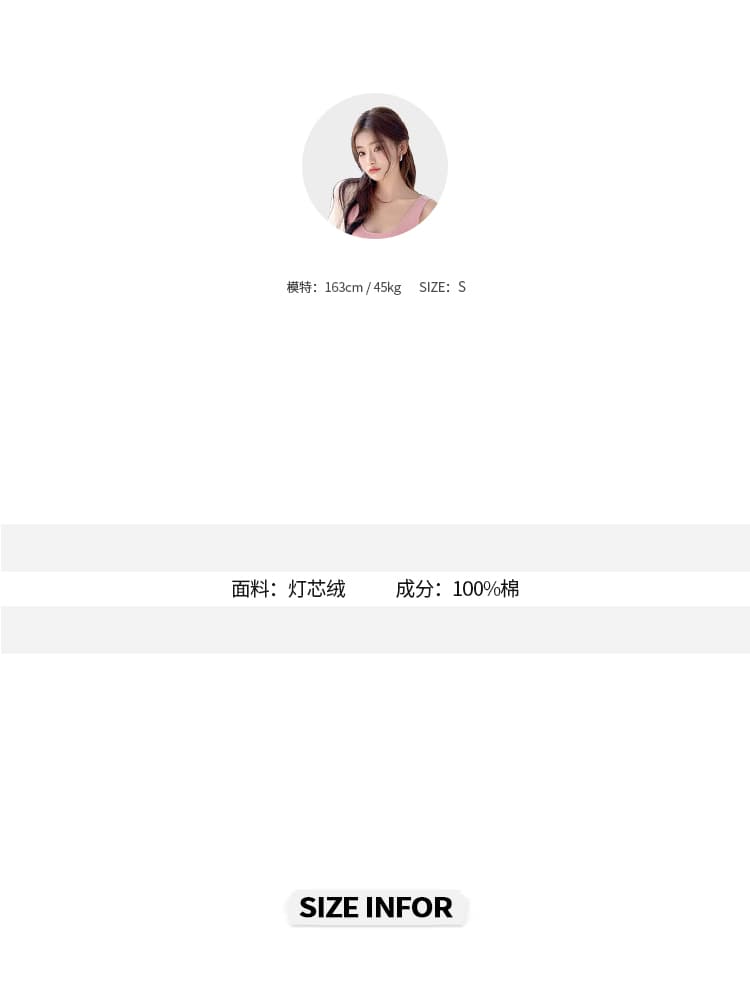 실사 2026 가을 새로운 베이지 색 코듀로이 워크웨어 팬츠 루즈핏 스트레이트 넓은 다리 캐주얼 바지 여성 상세 이미지 3