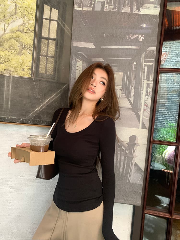 실사 2026 가을 새로운 얇은 플러시 웨이 바지 루즈핏 캐주얼 스트레이트 와이드 레그 팬츠 품격 다용도 하이웨이스트 긴 바지 여성 상세 이미지 40