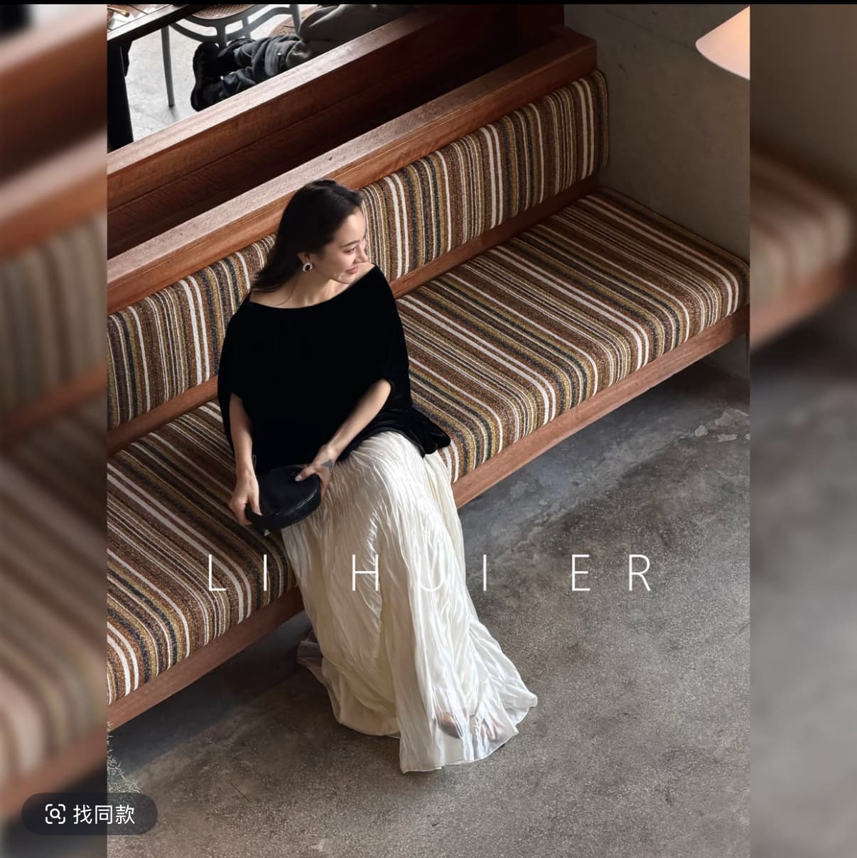 lihuier 리 후이 어린이 블랙 아이리스 봄 여름 섹션 다용도 반팔 검정색 맨위 상세 이미지 3