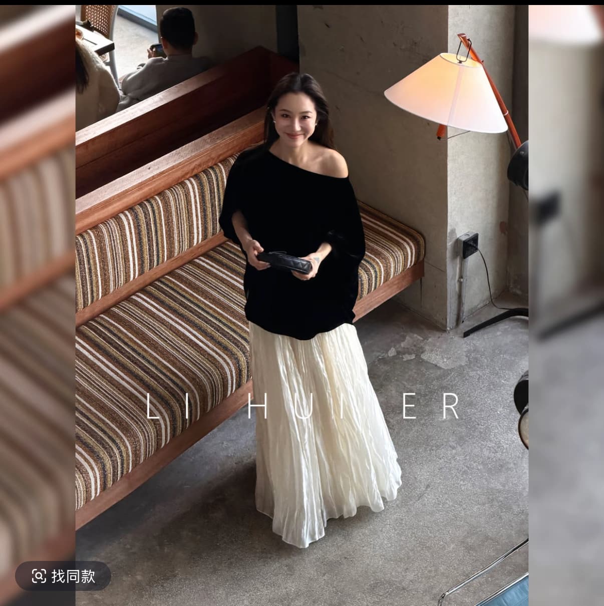lihuier 리 후이 어린이 블랙 아이리스 봄 여름 섹션 다용도 반팔 검정색 맨위 상세 이미지 4