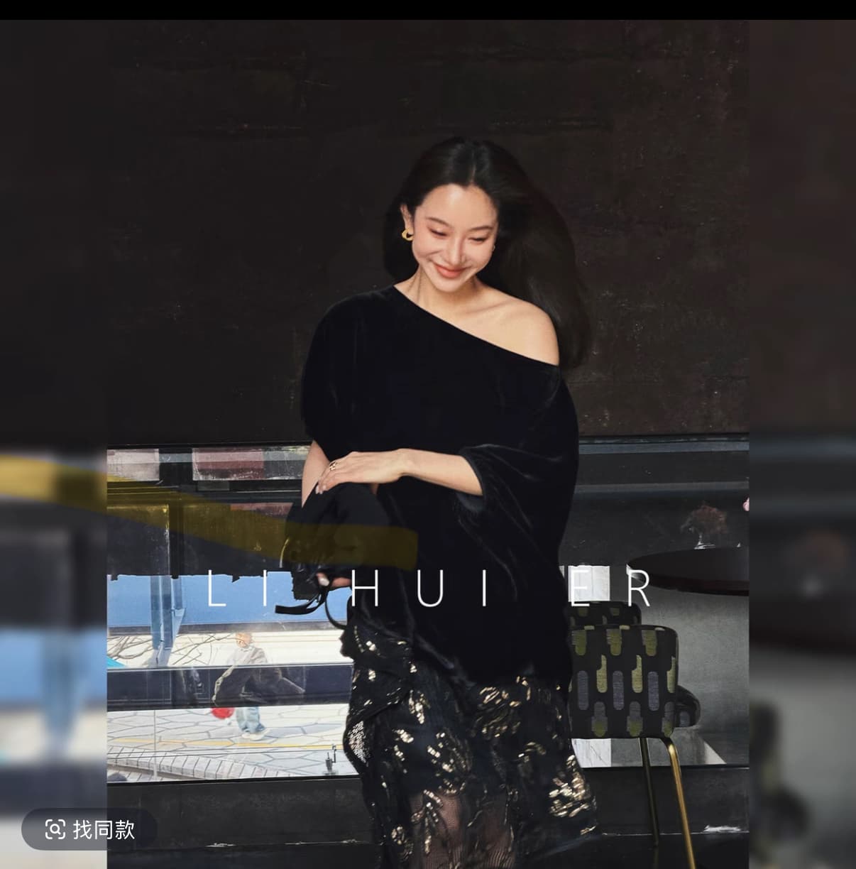 lihuier 리 후이 어린이 블랙 아이리스 봄 여름 섹션 다용도 반팔 검정색 맨위 상세 이미지 6