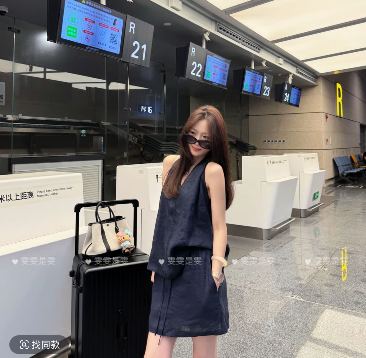 원자바오 원자바오 예 원자바오 부 자유 품격 익스트림 제인 바람 100 아마 투피스 세트 맨위 치마 이미지 2