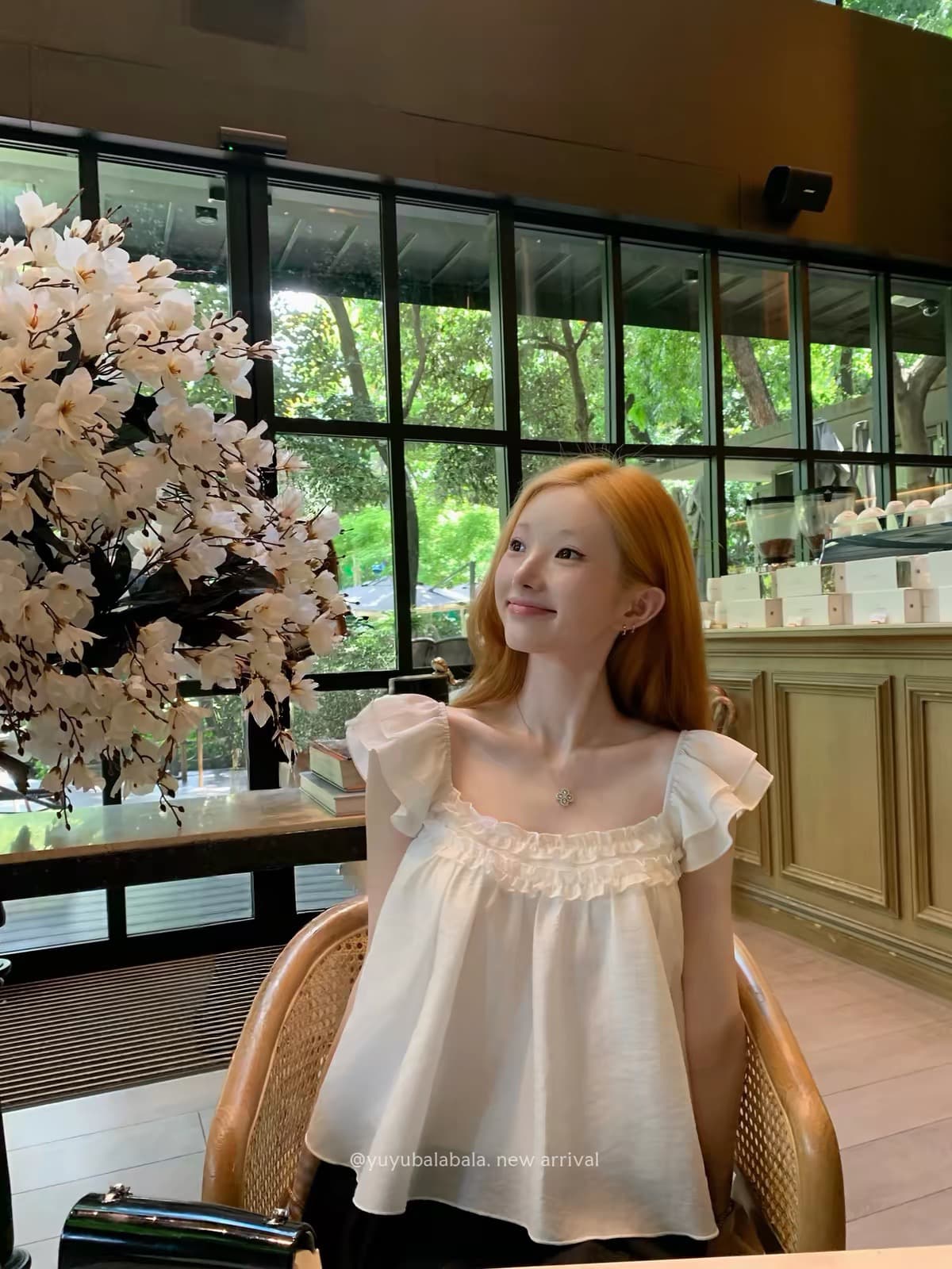 鱿 생선 젤리 배 수프 yuyu 주요 추진력 사설 서비스 제한적 프랑스식 이중층 프릴 디자인 센스 맨위 이미지 2