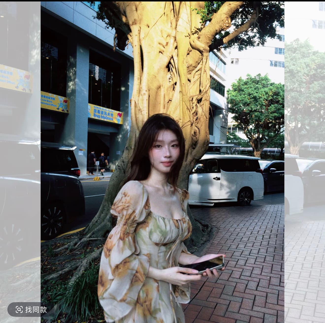 sya 크 사이 작은 웨스트 8 24 신제품 프랑스식 복잡한 고대 칼라 맨위 여성 가을 튜브탑 연꽃 잎 소매 꽃무늬 긴팔 작은 셔츠 상세 이미지 1