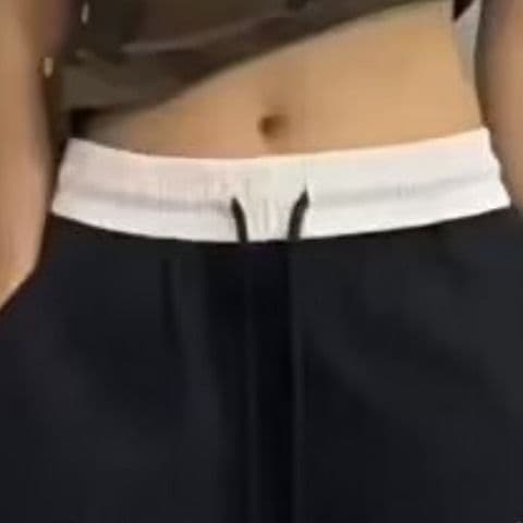 광저우 원단 순면 레트로 알파벳 프린트 운동 캐주얼 웨이 바지 여성 새로운 루즈핏 넓은 다리 바닥 청소 바지 상세 이미지 5