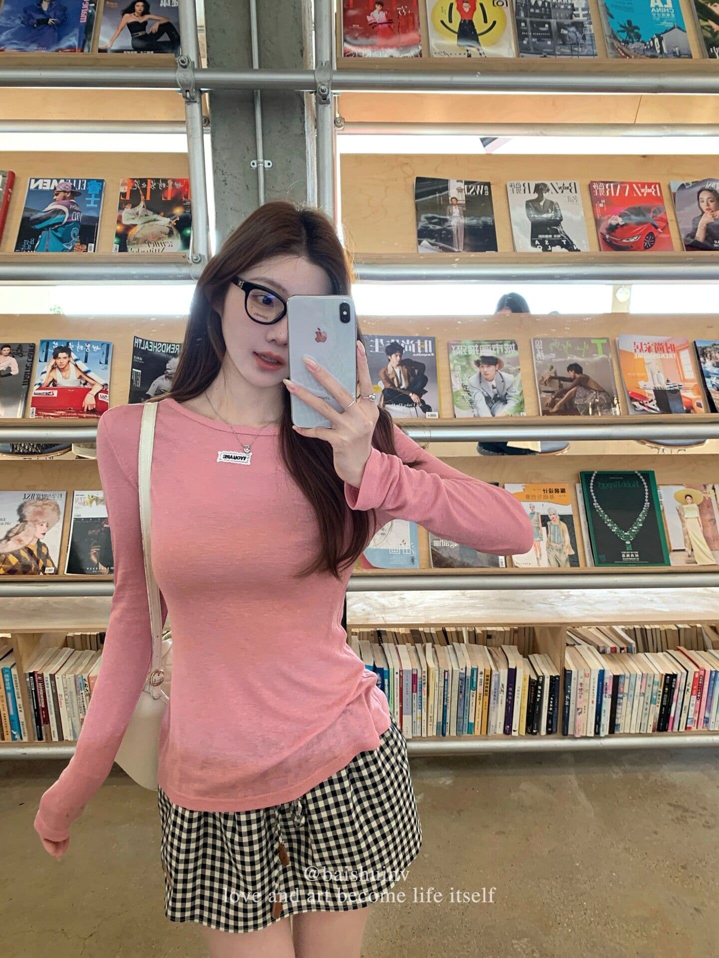 원본 원단 찹쌀 센스 soft 미니멀리즘 라운드 넥 티셔츠 여성 봄 여름 익스트림 제인 바람 주간 실크 아마 얇은 긴팔 맨위 상세 이미지 19