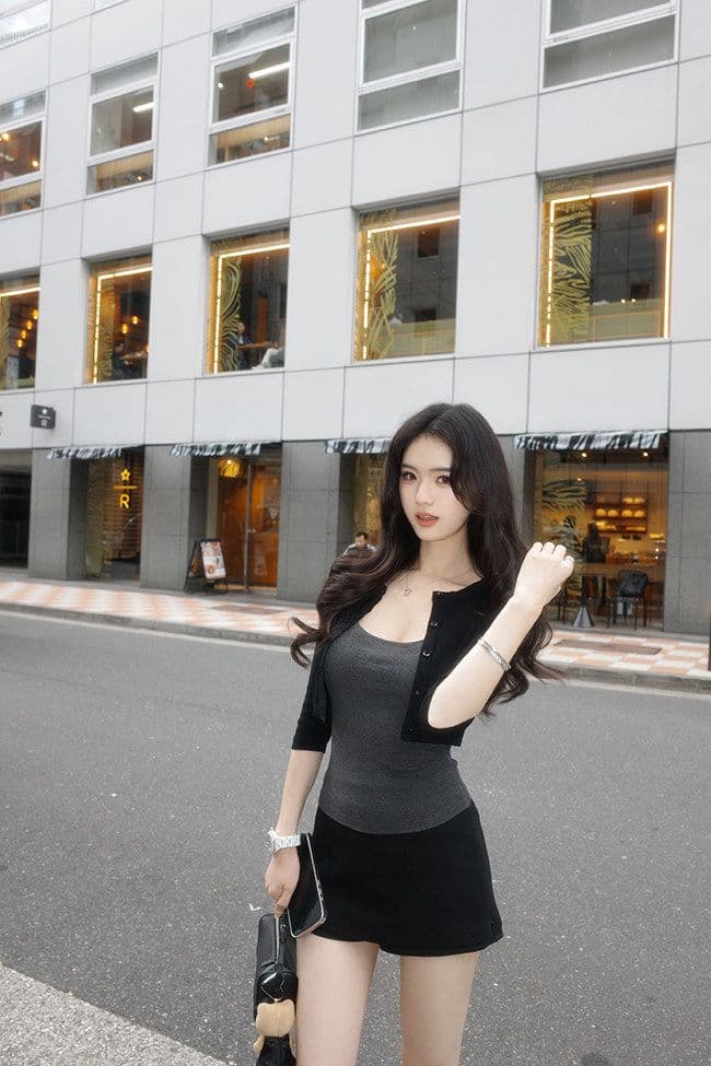 와 사고 방식 여름 작은 예쁜 허리 좋은 인물 품격 행침 목 캐미솔 인사이드 잡아라. 의류 상세 이미지 9