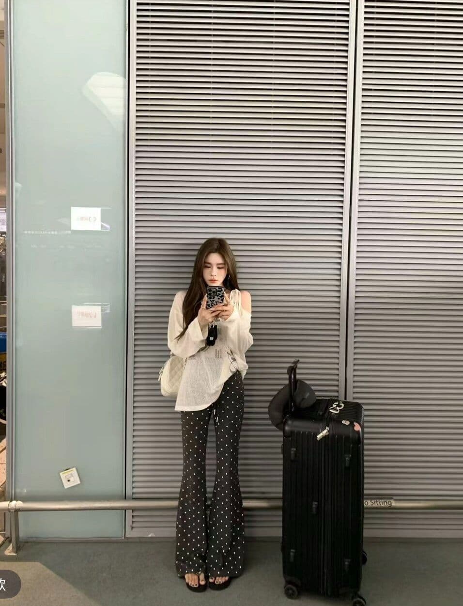 원본 원단 공항 연인 베이지 색 프린트 동점 로프 자외선 차단 티셔츠 상세 이미지 10