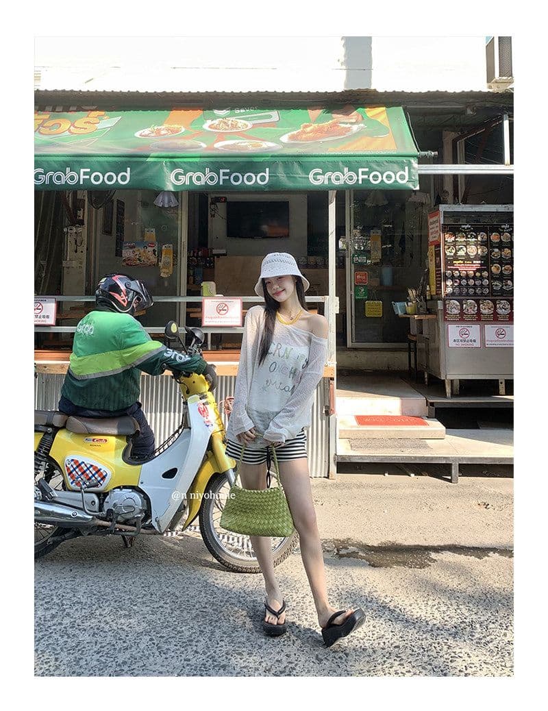 원본 면 린넨 슈퍼 청 ~을 통해 블라우스 티셔츠 여성 봄 여름 폭발 신선함 긴팔 한 부서 연령 감소 프린트 작은 맨위 상세 이미지 26