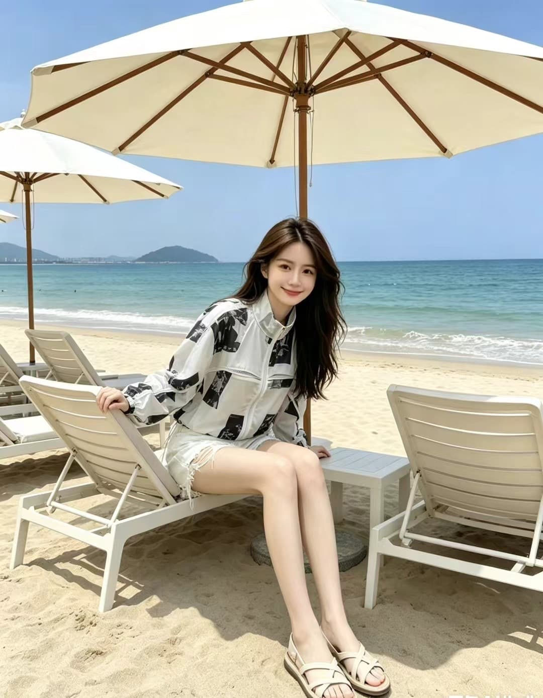 유럽 상품 핫걸 튀김 거리 스탠드 칼라 얇고 가벼운 통기성 메쉬 패치워크 자외선 차단 의류 짧은 여성 코트 루즈핏 작은 키 재킷 상세 이미지 3