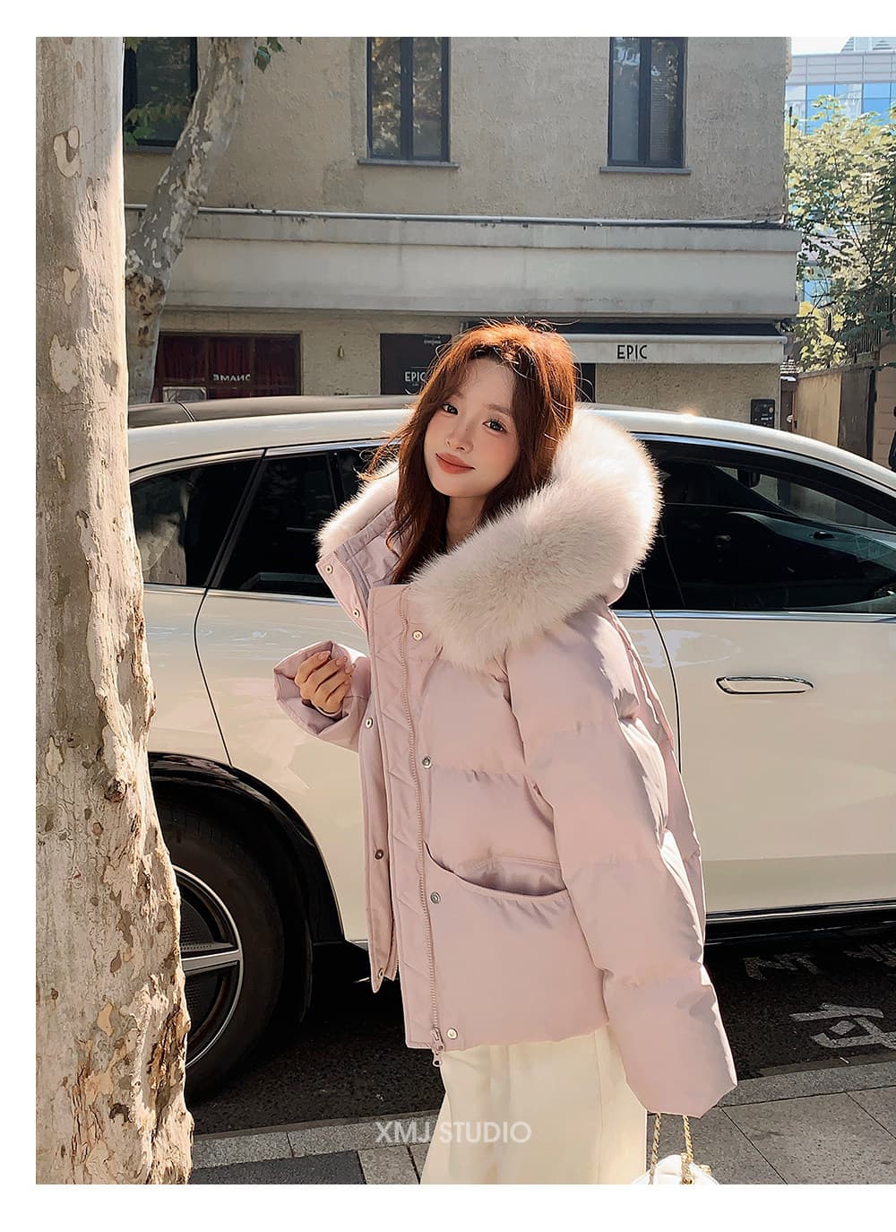 슈퍼 잘 생긴 아래 면화 의류 여성 겨울 2026 새로운 빅 사이즈 지방 mm 루즈핏 후드 두꺼운 쇼트 스타일 재킷 트렌디 상세 이미지 12