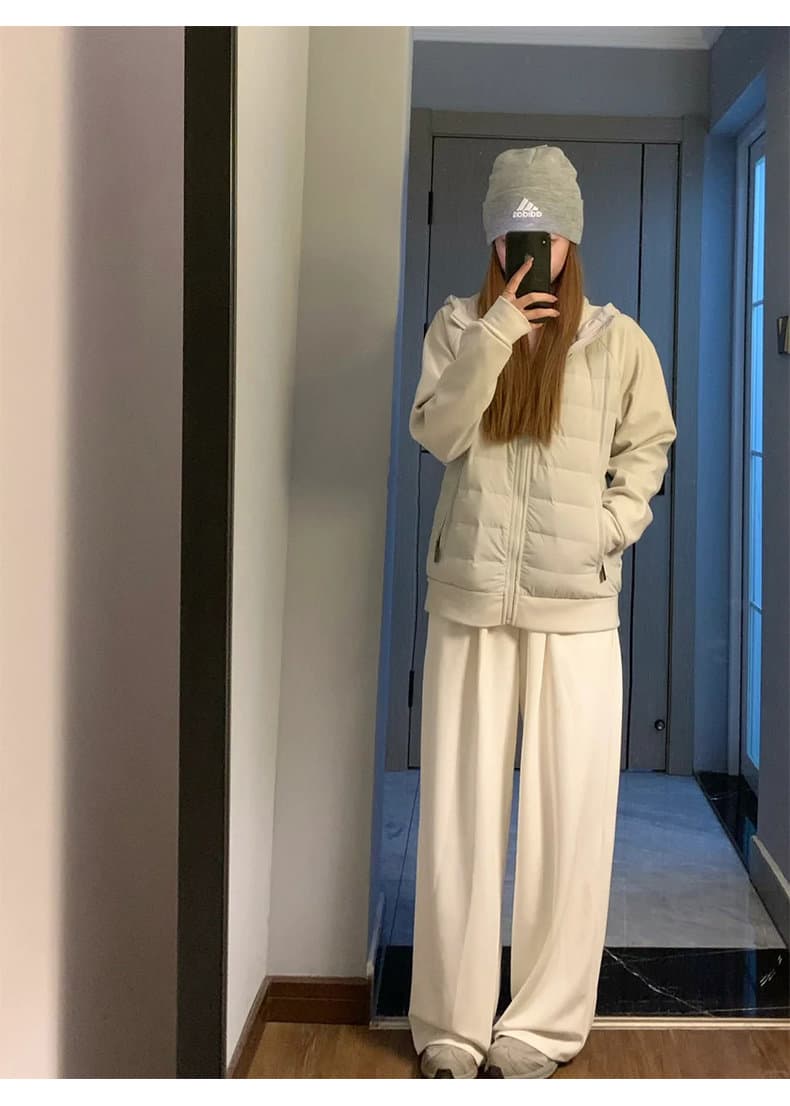 갈비 살 다운 재킷 얇고 가벼운 내피 여자 얇은 스타일 목화 진딧물 면 의류 겨울 패치워크 이른 봄 재킷 2026 새로운 두꺼움 상세 이미지 10