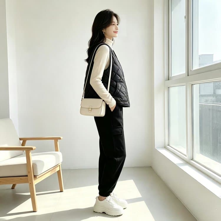 새로운 2026 폭발 일본과 한국 얇고 가벼운 면 의류 여성 겨울 빅 사이즈 미니멀리즘 쇼트 스타일 보온 만나는 외출용 베스트 상세 이미지 20
