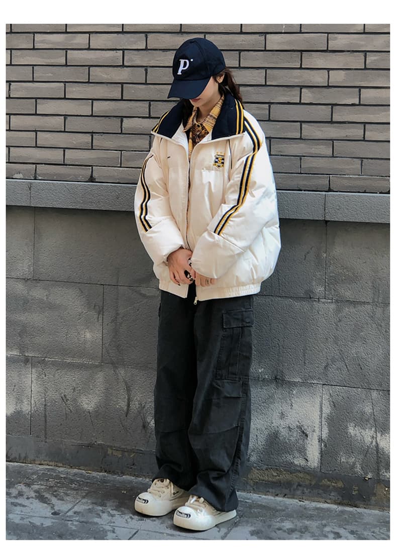 2026 새로운 면 의류 여성 겨울 레트로 루즈핏 oversize 학원 스타일 캐주얼 다용도 재킷 한국 스타일 면 옷 상세 이미지 23