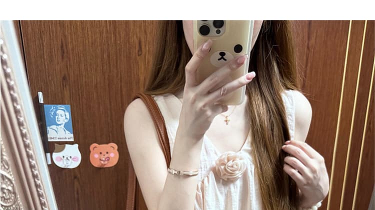 질량 지금 지금 그림 있음 가공 부드러운 바람 품격 임산부 조끼 스커트 루즈핏 얇은 아름다운 품격 출산 스커트 상세 이미지 33