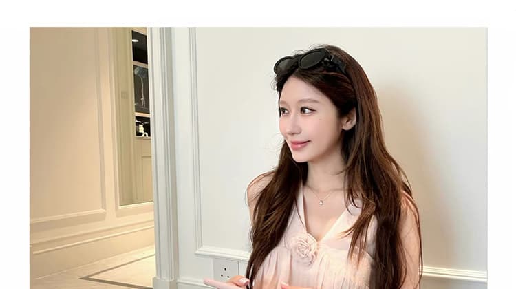 질량 지금 지금 그림 있음 가공 부드러운 바람 품격 임산부 조끼 스커트 루즈핏 얇은 아름다운 품격 출산 스커트 상세 이미지 43