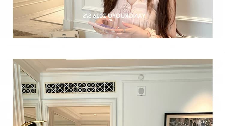 질량 지금 지금 그림 있음 가공 부드러운 바람 품격 임산부 조끼 스커트 루즈핏 얇은 아름다운 품격 출산 스커트 상세 이미지 45