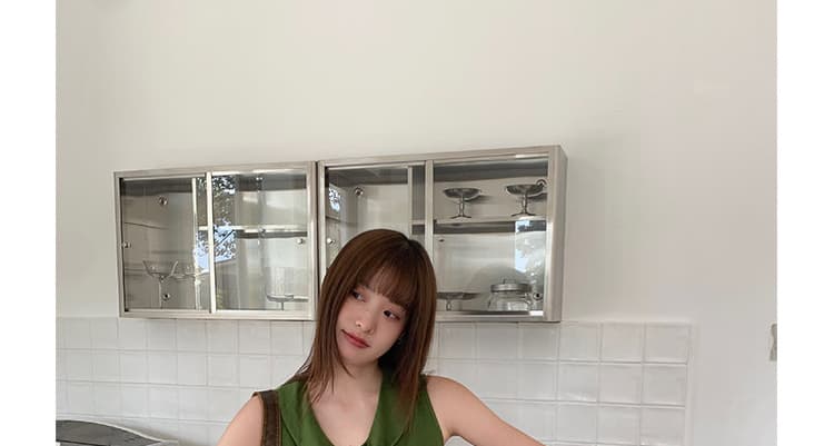 지금 지금 그림 있음 가공 실사 중 2026 여름 레트로 숲 녹색 휴가 바람 임산부 드레스 상세 이미지 49