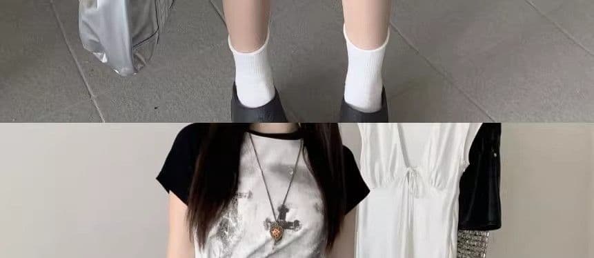 아메리칸 레트로 별 프린트 데님 바지 여성 여름 거리 핫걸 루즈핏 넓은 다리가 짧다. 바지 5 점 바지 상세 이미지 24