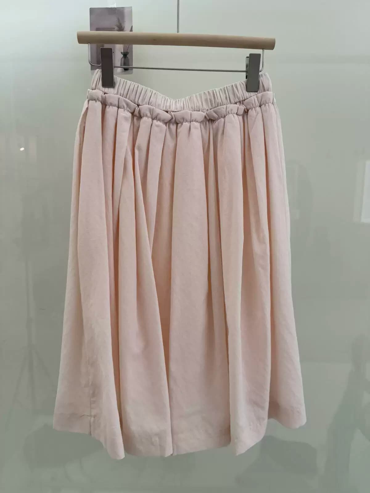 2026 여름 전체 허리밴드 레이스업 레이스 핀치 Pleat 반신 스커트 있음 안감 단색 다용도 슬림해 보이는 치마 상세 이미지 15