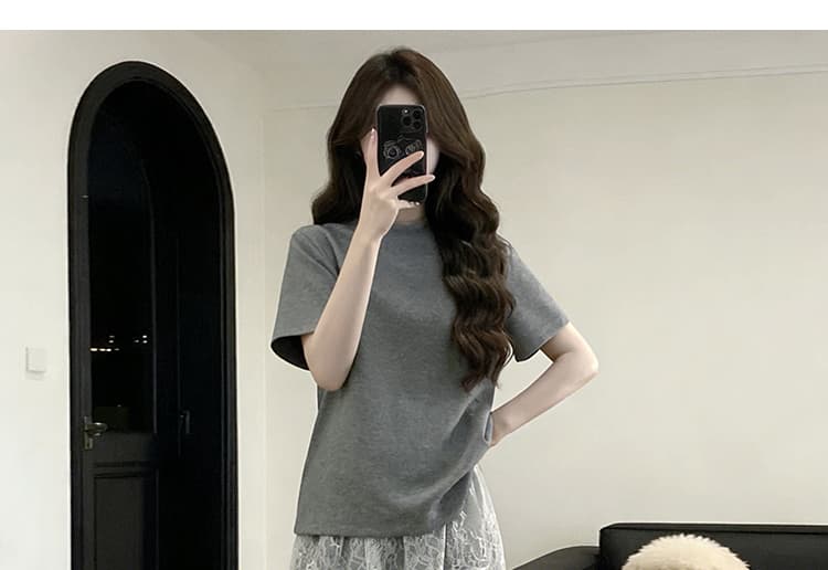 지금 지금 여름 새로운 느긋한 바람 품격 긍정적 인 어깨 반팔 패치워크 레이스 랩스커트팬츠 와이드 레그 팬츠 투피스 세트 상세 이미지 28