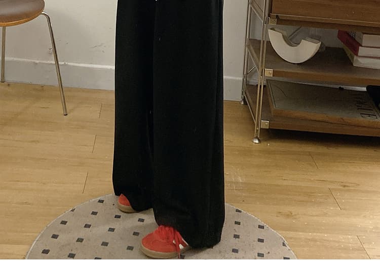 지금 지금 여름 새로운 느긋한 바람 품격 긍정적 인 어깨 반팔 패치워크 레이스 랩스커트팬츠 와이드 레그 팬츠 투피스 세트 상세 이미지 39