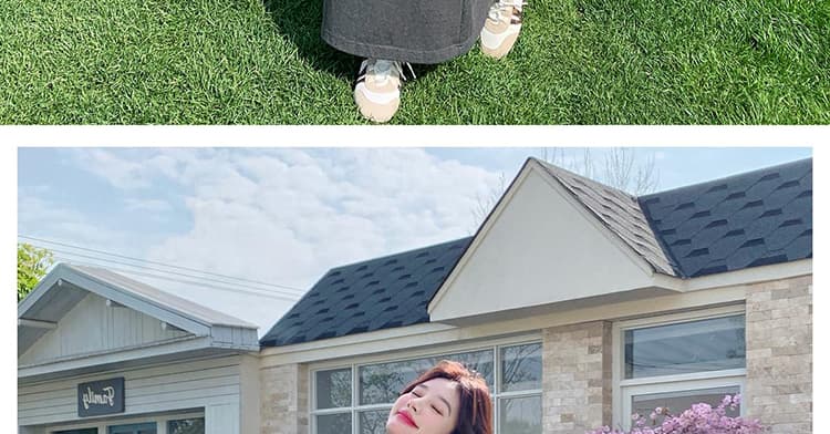 지금 지금 2026 여름 새로운 한 부서 느긋한 바람 스트라이프 티셔츠 숄 반신 스커트 슬림해 보이는 3종 세트 상세 이미지 51