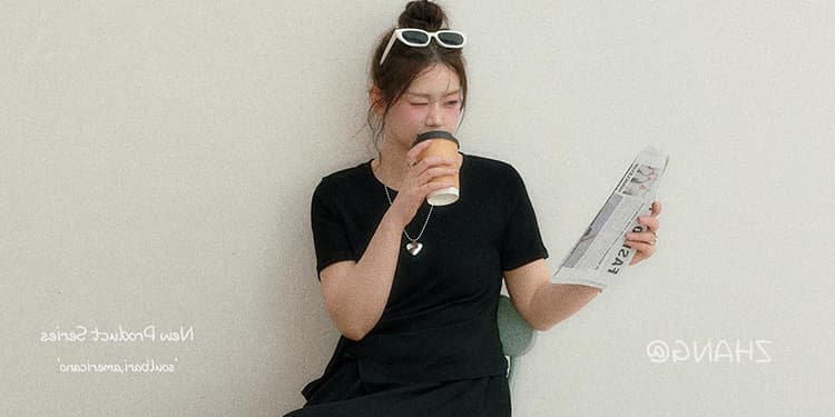 지금 지금 2026 여름 새로운 한 부서 느슨함 느긋한 스트랩 디자인 맨위 도루 센스 반신 스커트 투피스 세트 상세 이미지 36