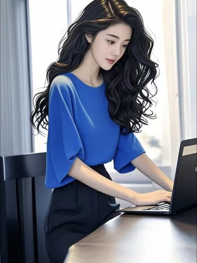 프랑스어 기질 서리가 내린 부서 고급 센스 회색 느슨한 작은 맨위 여자 여름 상세 이미지 7