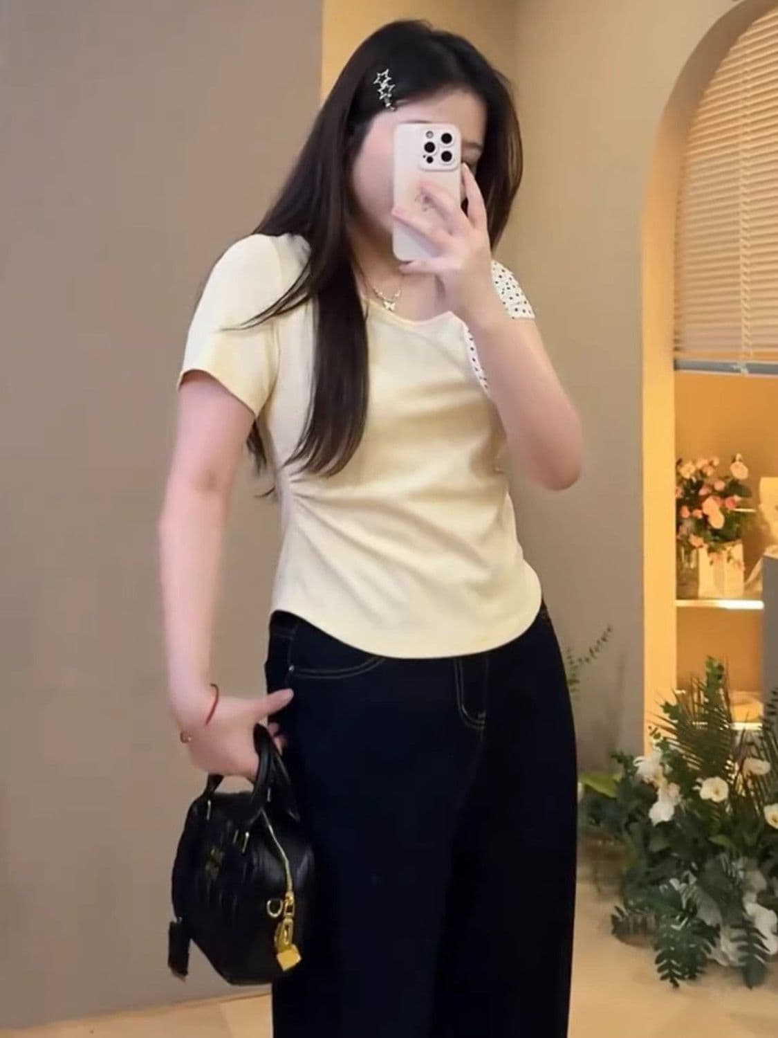 여름 새로운 200 kg 지방 mm 디스플레이 반팔 티셔츠 여성 여름 캐주얼 단색 몸매 가꾸기 빅 사이즈 여성 의류 맨위 트렌디
