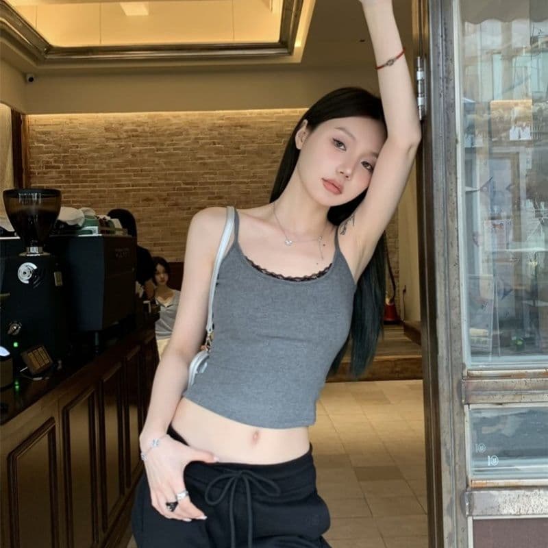 모달 원단 260 그램 슬립 외출용 슬림해 보이는 핫걸 맨위