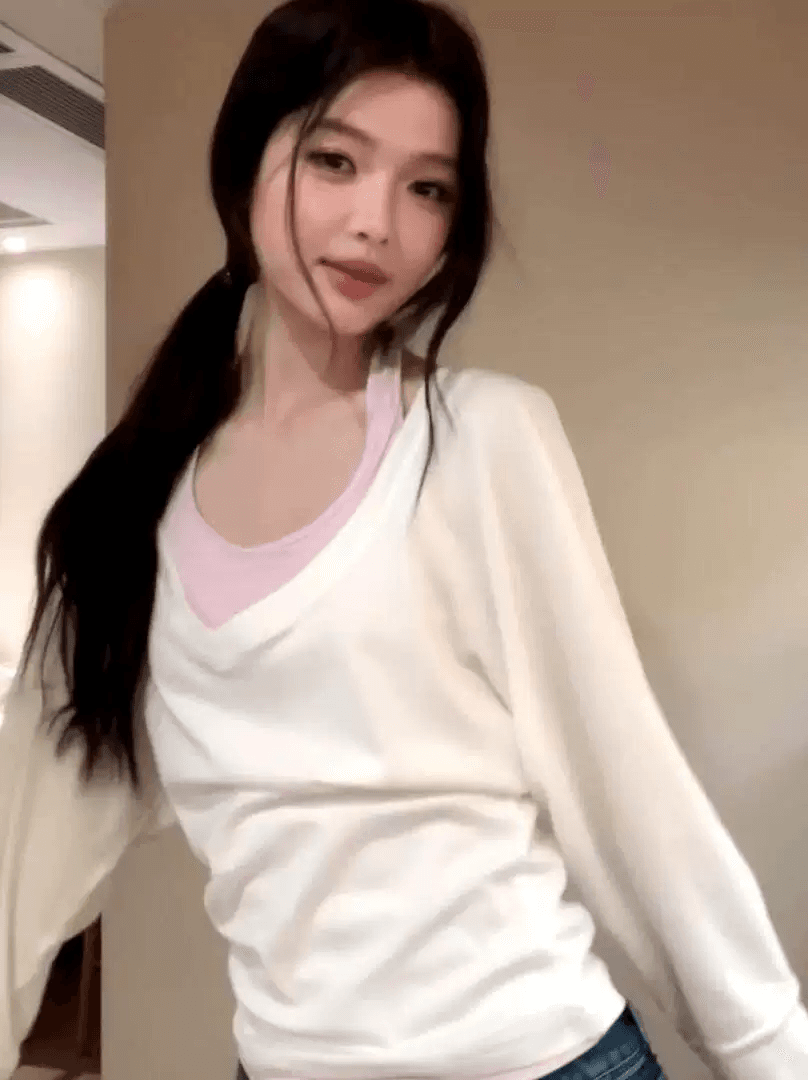 루즈핏 자외선 차단 블라우스 캐미솔 새로운 패션 다용도 세트 상세 이미지 5