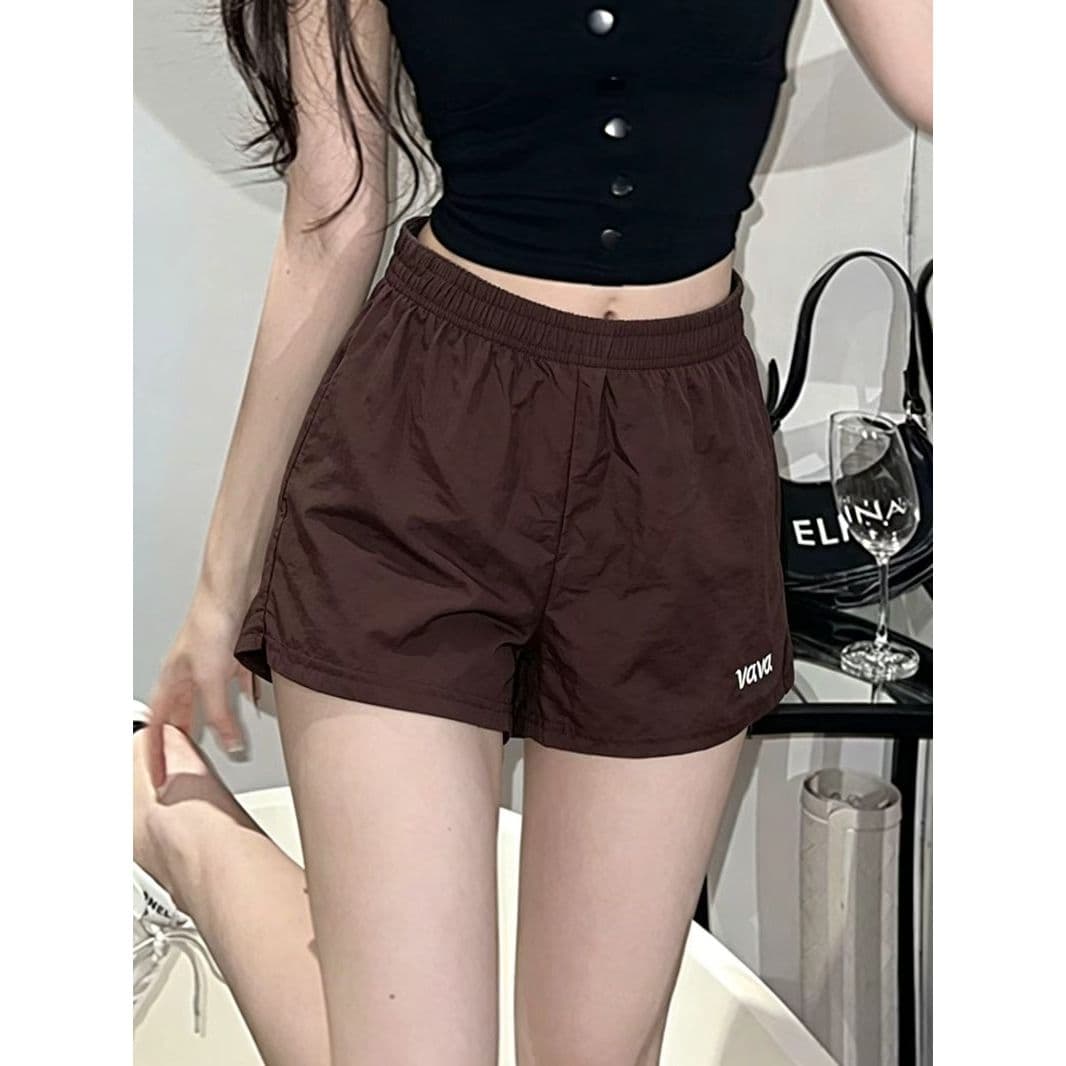 아메리칸 운동 캐주얼 반바지 여성 여름 새로운 빅 사이즈 루즈핏 슬림해 보이는 캐주얼 바지 이미지 4
