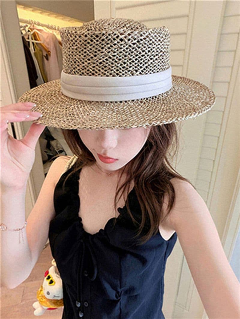 네리 프랑스식 펌프 로프 비즈 핀치 Pleat 베스트 조끼 여름 핫걸 바람 민소매 맨위 상세 이미지 21