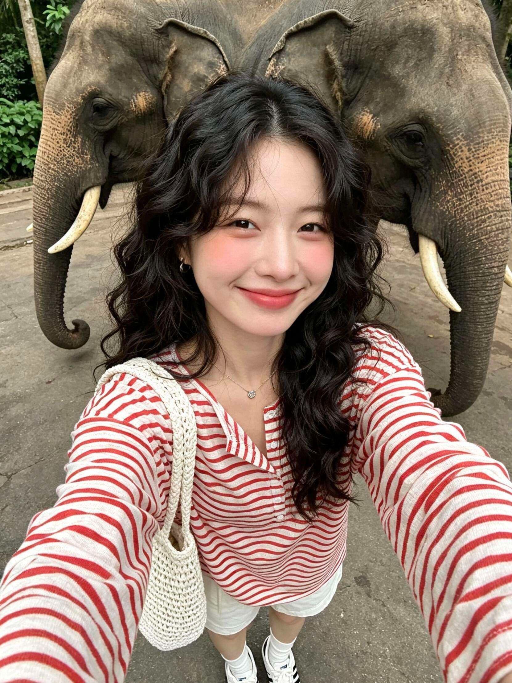 원본 품질 느긋한 스트라이프 긴팔 티셔츠 여성 여름 가을 품격 다용도 루즈핏 작은 대중 자외선 차단 맨위 상세 이미지 5