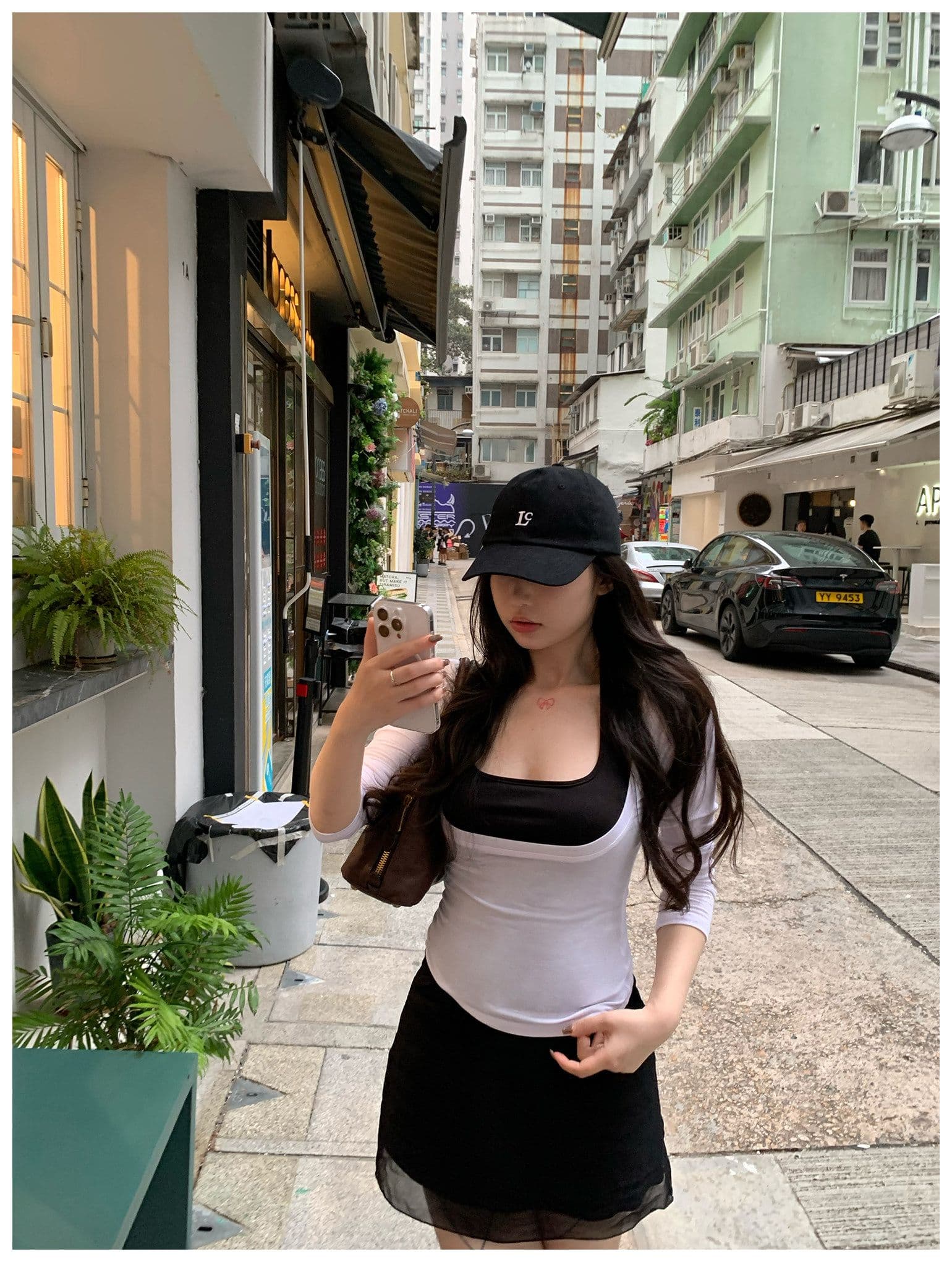 사람들 면 가슴 패드 순수한 욕망 핫걸 얇은 스타일 티셔츠 맨위 여성 여름 행침 목 캐미솔 세트 체하다 조각 착용 가져 가라. 상세 이미지 5