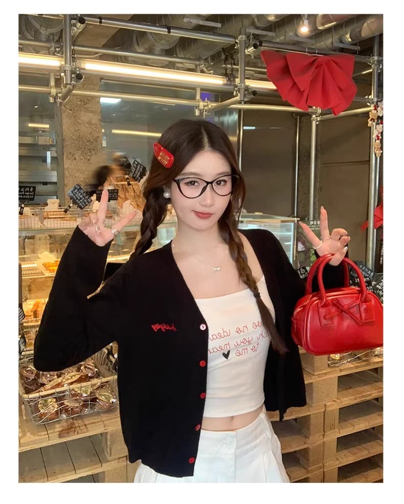 스와 3 3 니트 오픈 가디건 2026 새로운 이른 가을 여성 의류 외부 잡아라. 의류 고급 센스 가을 착용 가져 가라. 스웨터 코트 상세 이미지 30