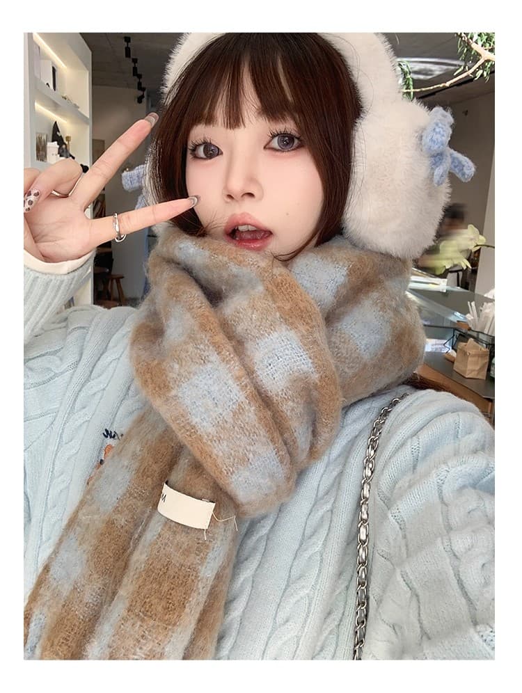 스와 3 3 빨간색 작은 곰 스웨터 여자 가을 겨울 고급 센스 2026 새로운 신년 착용 가져 가라. 부드러운 찹쌀 느긋한 바람 맨위 상세 이미지 22