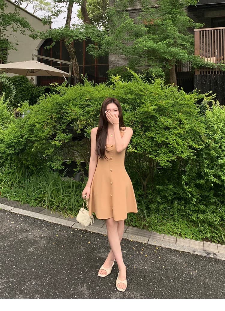 jamais vu Jiao 럭셔리 비싼 비싼 안감 피부 화이트 꼬집기 허리 좋은 핏 스타일 디스플레이 높음 표지 대리인 우유 높음 폭탄 드레스 상세 이미지 27