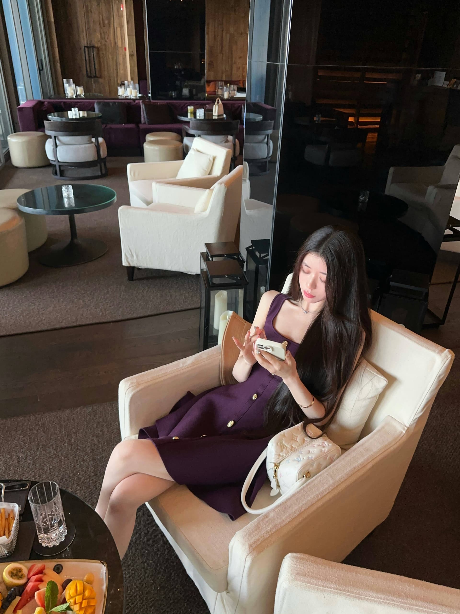 jamais vu Jiao 럭셔리 비싼 비싼 안감 피부 화이트 꼬집기 허리 좋은 핏 스타일 디스플레이 높음 표지 대리인 우유 높음 폭탄 드레스 상세 이미지 34