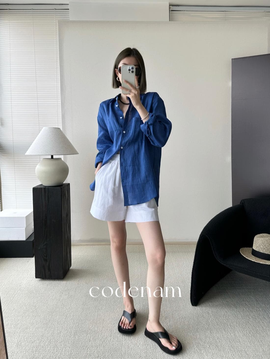 여름 새로운 품격 셔츠 자외선 차단 오픈 가디건 여성 코트 디자인 센스 루즈핏 면 린넨 외부 잡아라. 의류 상세 이미지 16