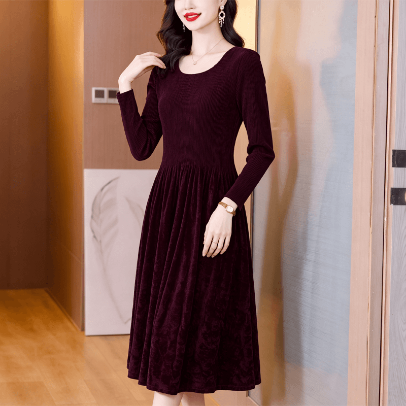 실사 금사 벨벳 세 하우스 바람 민소매 드레스 도루 센스 슈퍼 좋은 표지 고기 슬림해 보이는 선택하지 마라. 사람들 여성 상세 이미지 6