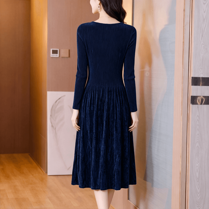 세 하우스 평생 주름 치마 표지 배 표지 허벅지 어머니 드레스 품격 드레스 상세 이미지 1