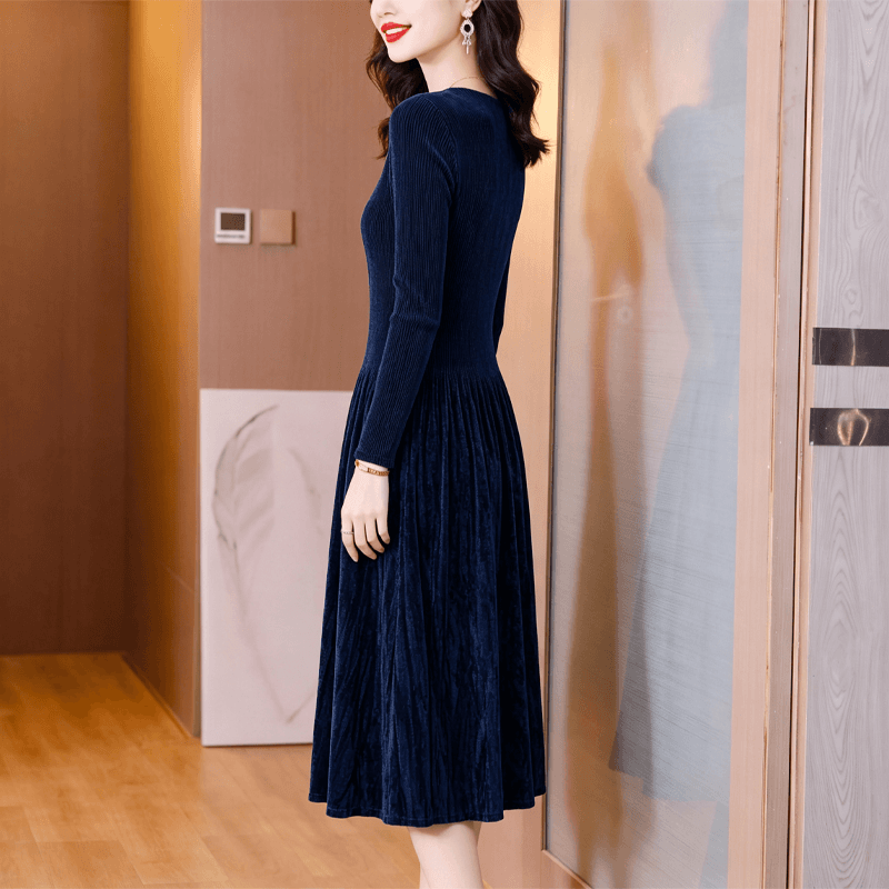 세 하우스 평생 주름 치마 표지 배 표지 허벅지 어머니 드레스 품격 드레스 상세 이미지 6