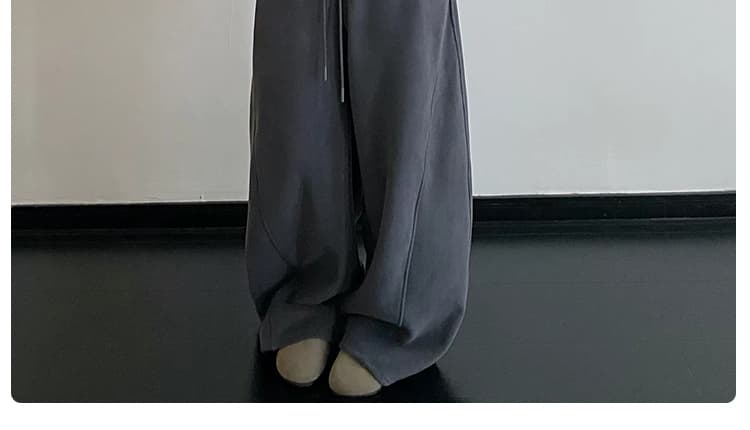 지금 가을 겨울 새로운 한국 스타일 캐주얼 양면 찹쌀 플러시 두꺼운 후드 지퍼 임산부 세트 투피스 세트 상세 이미지 3